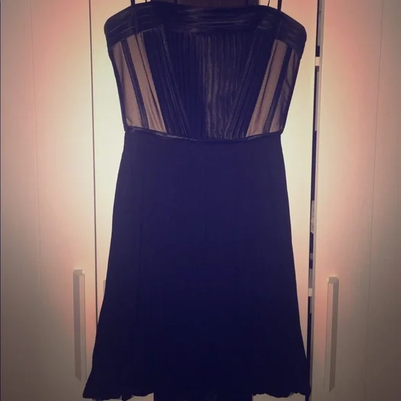 NWOT: BCBG Mini Black Strapless Dress!! - Picture 2 of 8